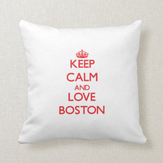 Hou Calm en Love Boston Kussen