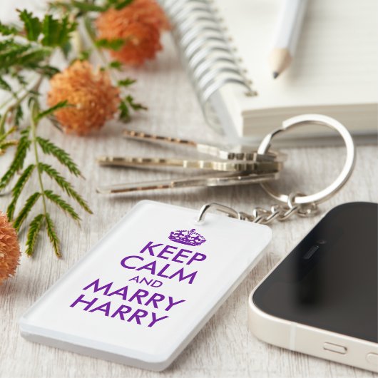 Hou Calm en Marry Harry Sleutelhanger (Voorkant Rechts)