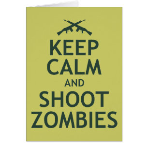 Hou Calm en Shoot Zombies