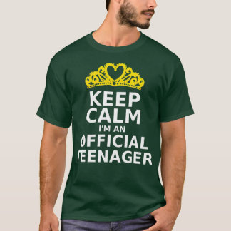 Hou Calm Im een officiële nager 13e verjaardag T-shirt