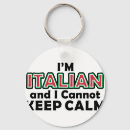 Hou Calm Italians Sleutelhanger