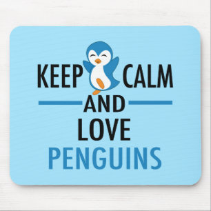 Hou Calm Love Penguins Muismat