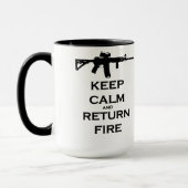Hou Calm & Return Fire Coffee Cup Mok (Links)