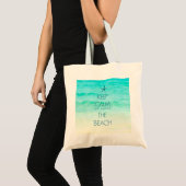 Hou Calm Small Beach Bag Tote Bag (Voorkant (product))