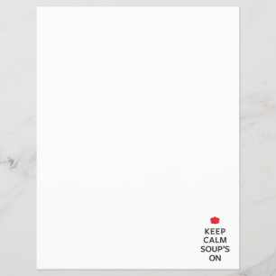 Hou Calm Soup aan Flyer