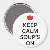 Hou Calm Soup aan Magneet (Voorkant / Achterkant)