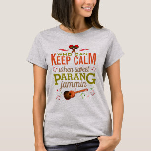Hou Calm Sweet Parang Trini Kerstmis en Maracas T-shirt