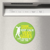 Hou Calm Zombie Apocalypse Funny Gaming Magnet Magneet (Insitu (Vaatwasser))