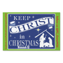 Hou Christus in de kerstgarde Taal Wenonah Edition