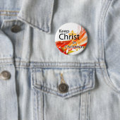 Hou Christus in Kerstmis, Swirl Ronde Button 5,7 Cm (In situ)