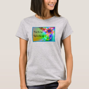 Hou de heup. Vervang de rest T-shirt
