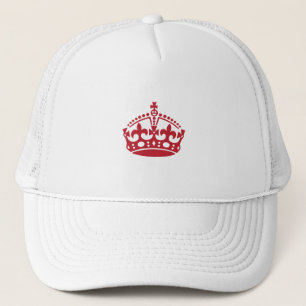 Hou de rode kruis rustig trucker pet