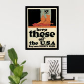 Hou deze van de VS Poster (Thuiskantoor)