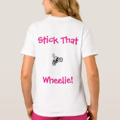 Hou die Wheelie vast. Geraveld T-shirt (Achterkant)