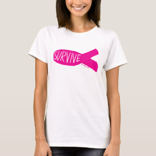 Hou een borst "Survive" T-shirt