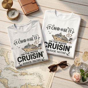 Hou ervan als we samen cruisen Romantisch stel T-shirt