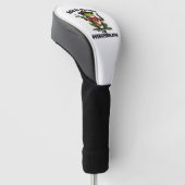 Hou even partner ik ben overgestimuleerd Kikker AD Golfheadcover (Schuin)