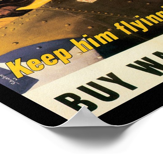 Hou hem in de Tweede Wereldoorlog Poster (Hoek)