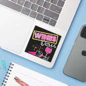 Hou het bij me! Sticker (Laptop met iPhone)