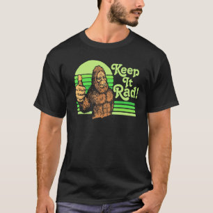 Hou het gelezen! Bigfoot Duimt Up Funny Vinta T-shirt