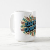 Hou het groovy koffiemok (Voorkant links)