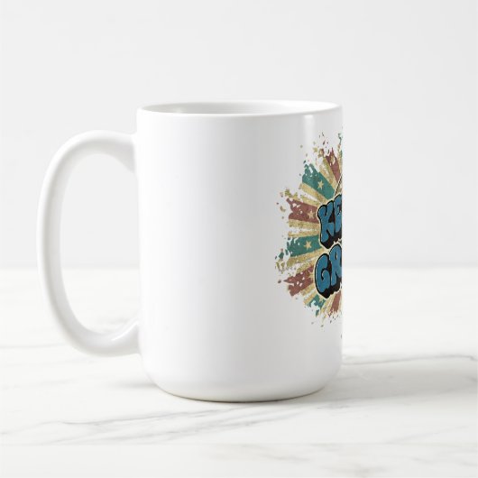 Hou het groovy koffiemok (Links)