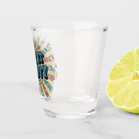 Hou het groovy shot glas (Rechts)