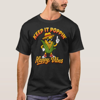 Hou het leuk met Happy Corn Vibes T-shirt