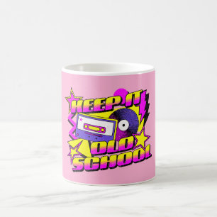Hou het op de oude school koffiemok