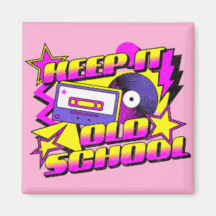 Hou het op de oude school magneet
