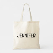 Hou het op de oude school tote bag (Achterkant)