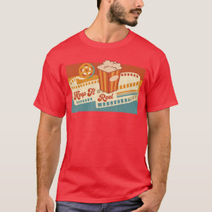 Hou het Reel Movieheater Film Buff Cinephile Film T-shirt