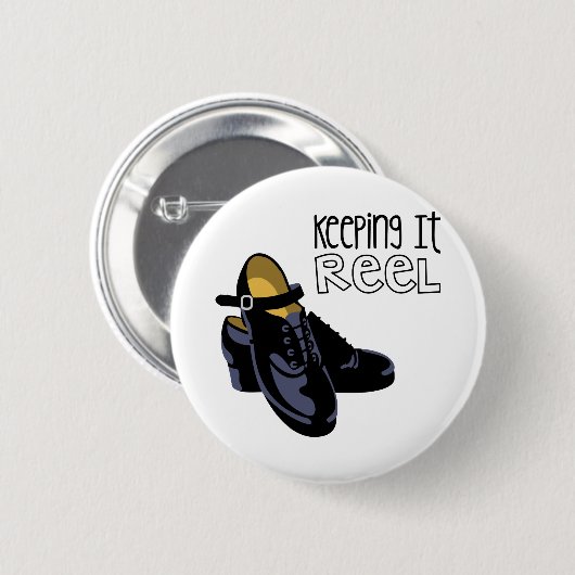 Hou het Reel Ronde Button 5,7 Cm (Voorkant /achterkant)