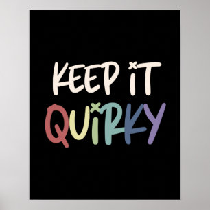 Hou het stil, blijf raar poster