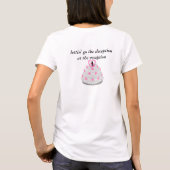 hou het strak tot de huwelijksnacht t-shirt (Achterkant)