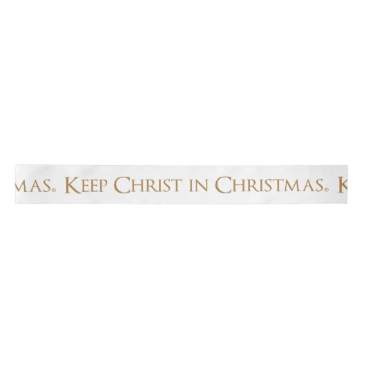 Hou je Christus in het 3-inch breedband met Kerstm Lint (Voorkant)