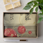 Hou je Christus vol Kerstmis, goud/rood Christelij Tissuepapier (Geschenk)