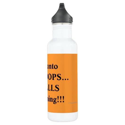 Hou je hoops Basketball Humoureus vast Waterfles (Rechts)