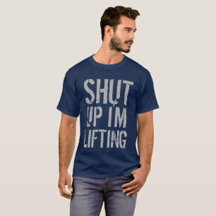 HOU JE KLEP IK BEN AAN HET SPORTEN SPORTIEVEN BODY T-SHIRT