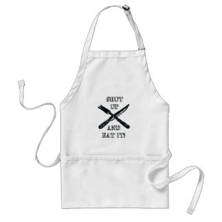 "Hou je kop en eet het op!" Apron Standaard Schort