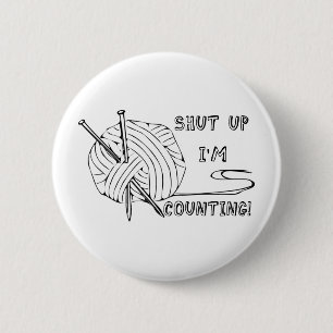 Hou je kop Ik tel. Ronde Button 5,7 Cm
