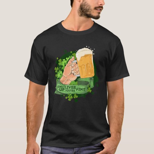 Hou je kop Liver Je bent  St Patrick's Day T-shirt (Voorkant)