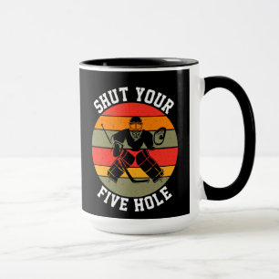 Hou je kop met je vijfhol-Hockey Goalie