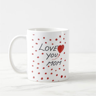 Hou je mam polka dot moederdag koffiemok