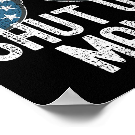 Hou je Man dicht! Joe Biden Poster (Hoek)