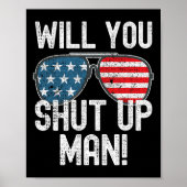 Hou je Man dicht! Joe Biden Poster (Voorkant)