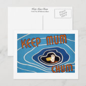 Hou je moeder Chum Briefkaart (Voorkant / Achterkant)