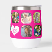 Hou je moeder multi foto collage Moederdag roze (Links)