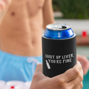 Hou je mond lever je bent prima bier grappige kan blikjeskoeler