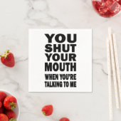 Hou je mond. servet (Insitu)